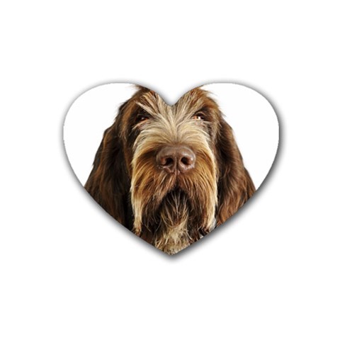 Spinone Italiano Dog Heart Coaster (4 pack) from ArtsNow.com Front