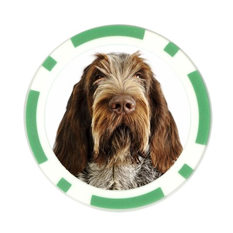 Spinone Italiano Dog Poker Chip Card Guard (10 pack) from ArtsNow.com Front