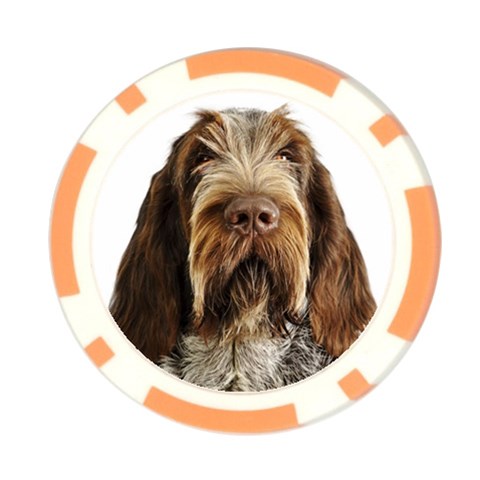 Spinone Italiano Dog Poker Chip Card Guard (10 pack) from ArtsNow.com Front
