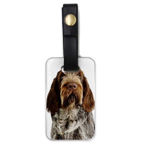 Spinone Italiano Dog Luggage Tag (one side) from ArtsNow.com Front