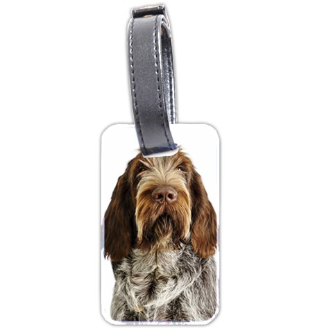 Spinone Italiano Dog Luggage Tag (two sides) from ArtsNow.com Front