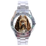 Spinone Italiano Dog Stainless Steel Analogue Men’s Watch