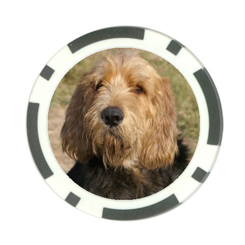 Otterhound Dog Poker Chip Card Guard from ArtsNow.com Front