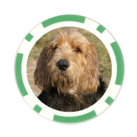 Otterhound Dog Poker Chip Card Guard from ArtsNow.com Front
