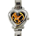 How To Draw Hunger Games, The Hunger Games Logo Heart Italian Charm Watch