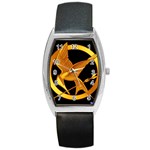 How To Draw Hunger Games, The Hunger Games Logo Barrel Style Metal Watch