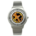 How To Draw Hunger Games, The Hunger Games Logo Stainless Steel Watch How To Draw Hunger Games, The Hunger Games Logo Stainless Steel Watch