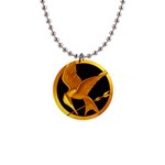 How To Draw Hunger Games, The Hunger Games Logo 1  Button Necklace