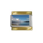 20120323 144523 Gold Trim Italian Charm (9mm)