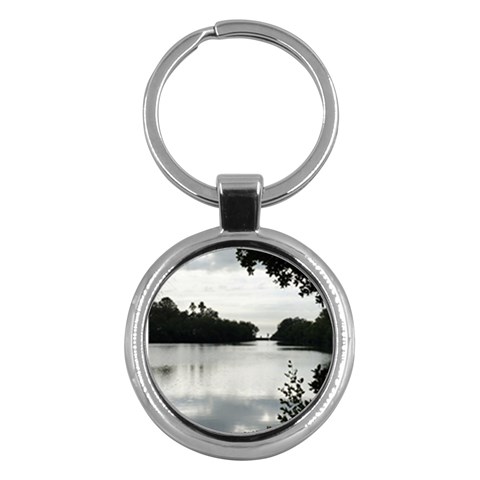 Day At The Beach Key Chain (Round) from ArtsNow.com Front