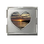 Tampa Mega Link Heart Italian Charm (18mm)