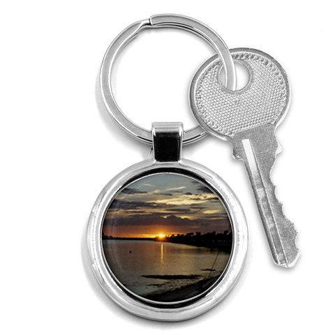 Tampa Key Chain (Round) from ArtsNow.com Front