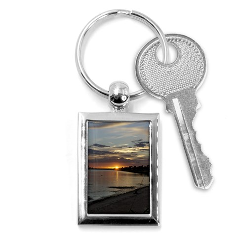 Tampa Key Chain (Rectangle) from ArtsNow.com Front