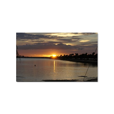Tampa Sticker Rectangular (100 pack) from ArtsNow.com Front
