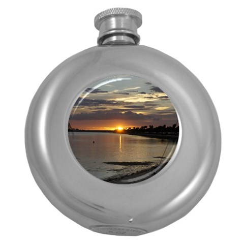 Tampa Hip Flask (5 oz) from ArtsNow.com Front