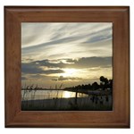 Beach Volleyball Framed Tile