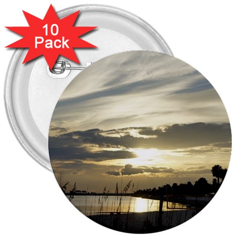 Beach Volleyball 3  Button (10 pack) from ArtsNow.com Front