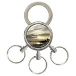 Beach Volleyball 3-Ring Key Chain