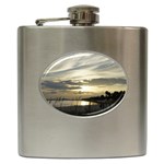 Beach Volleyball Hip Flask (6 oz)