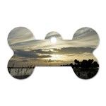 Beach Volleyball Dog Tag Bone (Two Sides)