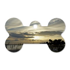 Beach Volleyball Dog Tag Bone (Two Sides) from ArtsNow.com Back