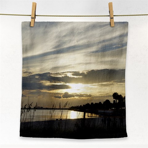 Beach Volleyball Face Towel from ArtsNow.com Front