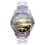 Beach Volleyball Stainless Steel Analogue Men’s Watch