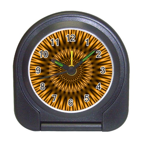 Golden Lagoon Travel Alarm Clock from ArtsNow.com Front