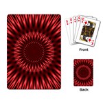 Red Lagoon Playing Cards Single Design