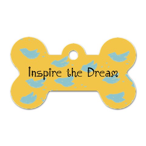 Forest Dog Tag Bone (One Side) from ArtsNow.com Front