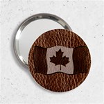 Leather-Look Canada 2.25  Handbag Mirror