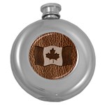 Leather-Look Canada Hip Flask (5 oz)