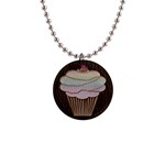 Leather-Look Baking 1  Button Necklace