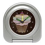 Leather-Look Baking Travel Alarm Clock