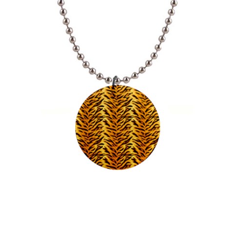 Just Tiger 1  Button Necklace from ArtsNow.com Front