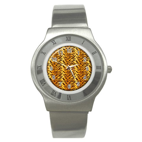 Just Tiger Stainless Steel Watch from ArtsNow.com Front
