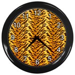 Just Tiger Wall Clock (Black)