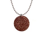 Just Leopard 1  Button Necklace