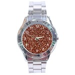 Just Leopard Stainless Steel Analogue Men’s Watch