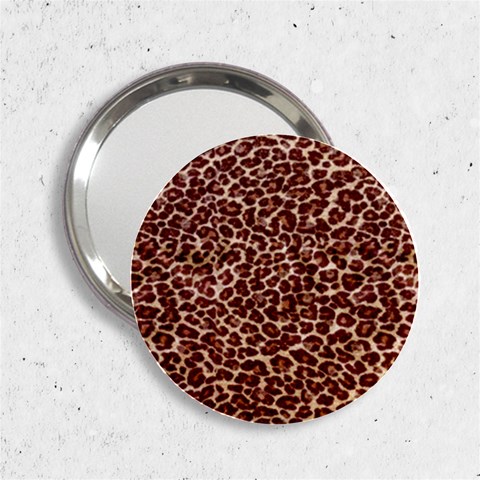 Just Leopard 2.25  Handbag Mirror from ArtsNow.com Front
