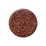 Just Leopard Rubber Round Coaster (4 pack)