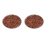 Just Leopard Cufflinks (Oval)