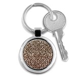 Just Snow Leopard Key Chain (Round)