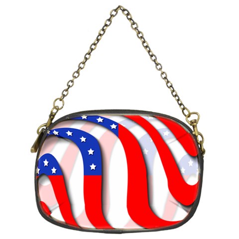 USA Chain Purse (Two Sides) from ArtsNow.com Front