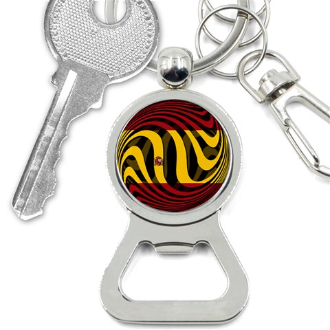 Spain Dark Bottle Opener Key Chain from ArtsNow.com Front