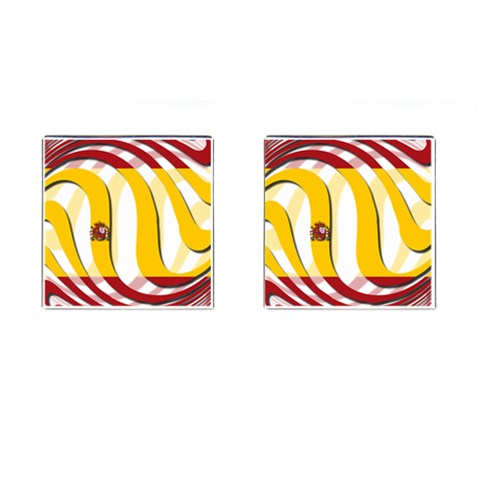 Spain Light Cufflinks (Square) from ArtsNow.com Front(Pair)