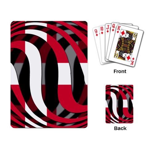 Denmark Playing Cards Single Design from ArtsNow.com Back