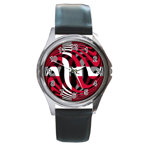 Denmark Round Metal Watch from ArtsNow.com Front