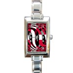 Denmark Rectangular Italian Charm Watch