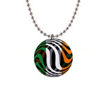 Ireland 1  Button Necklace